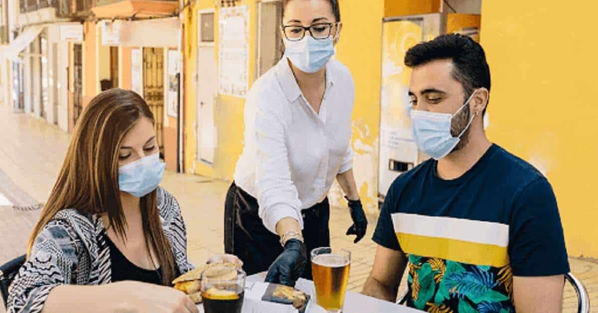 restaurants are the only places where people take off their masks to eat and where indoor air can become polluted easily