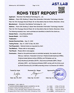 HA-Y1200Pro+ROHS Test Report