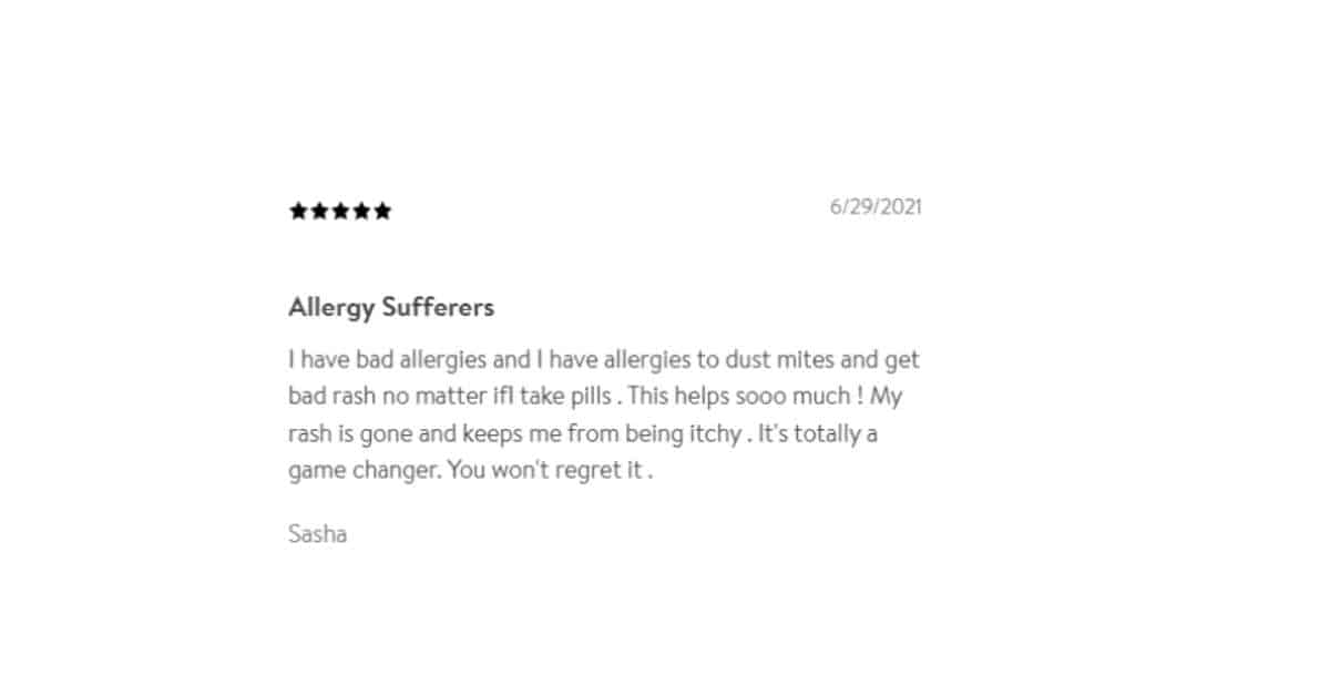 A user review for the Holmes AER1 Air Purifier on Walmart
