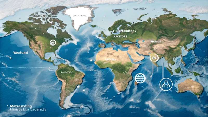 Detailed world map showing BlueAir manufacturing locations