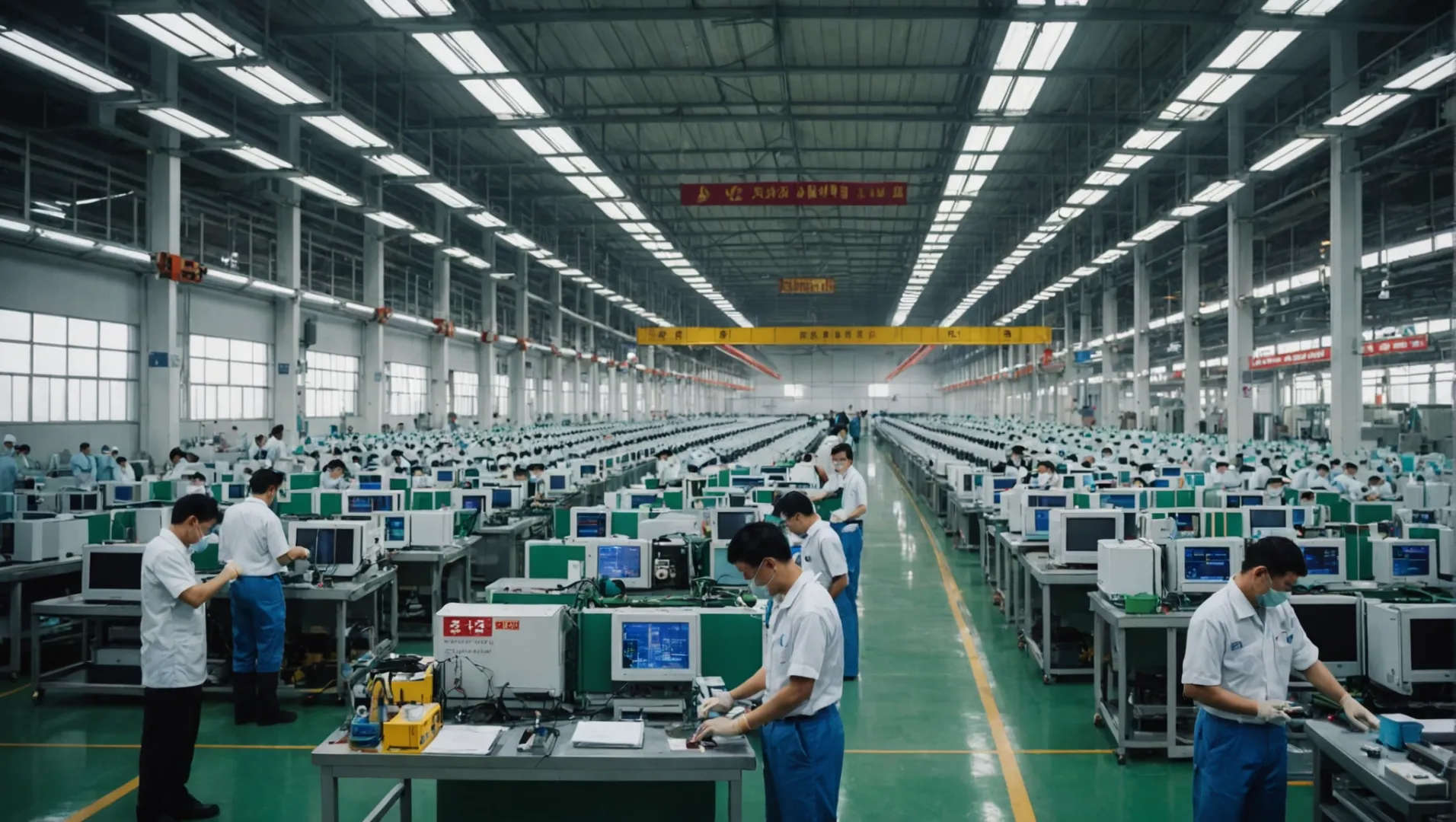 Manufacturing plant for air purifiers in China