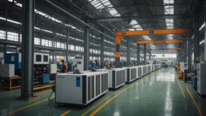 A comparison of air purifier production facilities in China and India