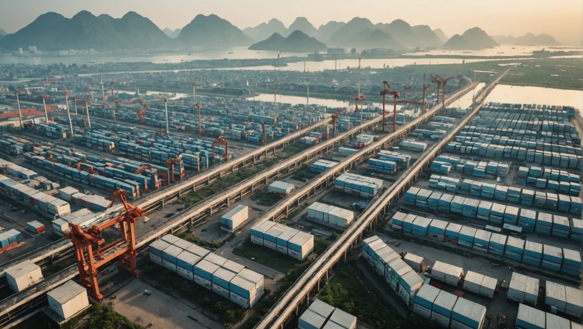 A comparative illustration of supply chain infrastructures between China and Vietnam