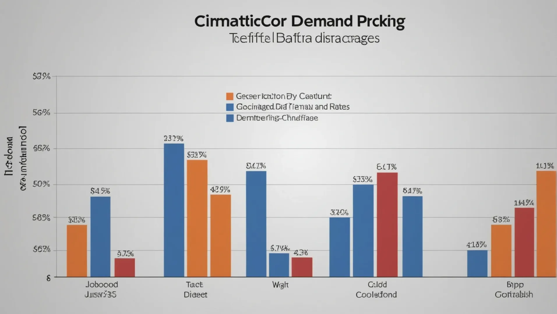 A graph showing the impact of tariffs on consumer prices