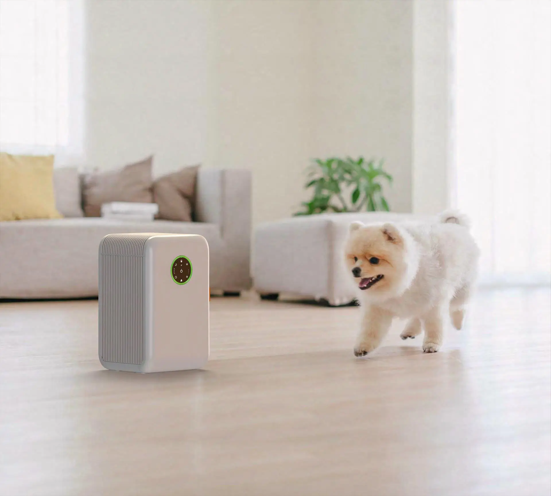 2 in 1 desktop air purifier & humidifier ha m70