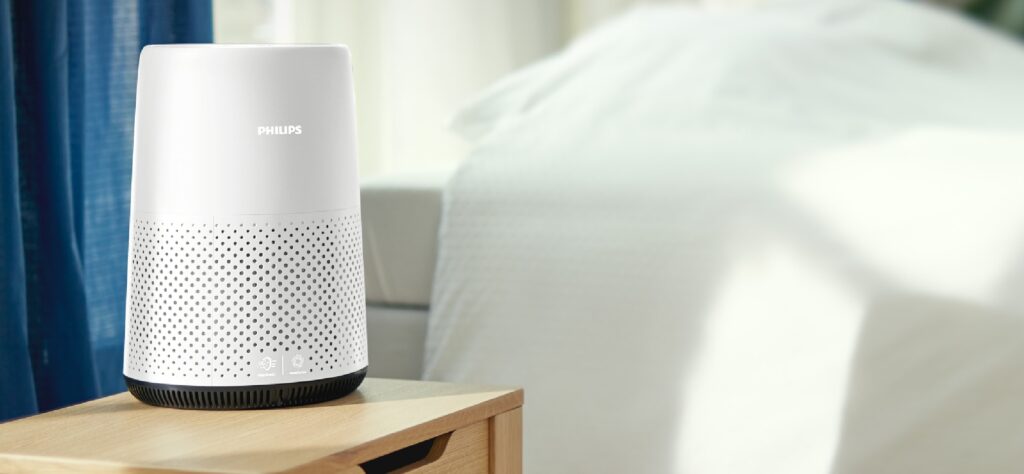 philips air purifier white l