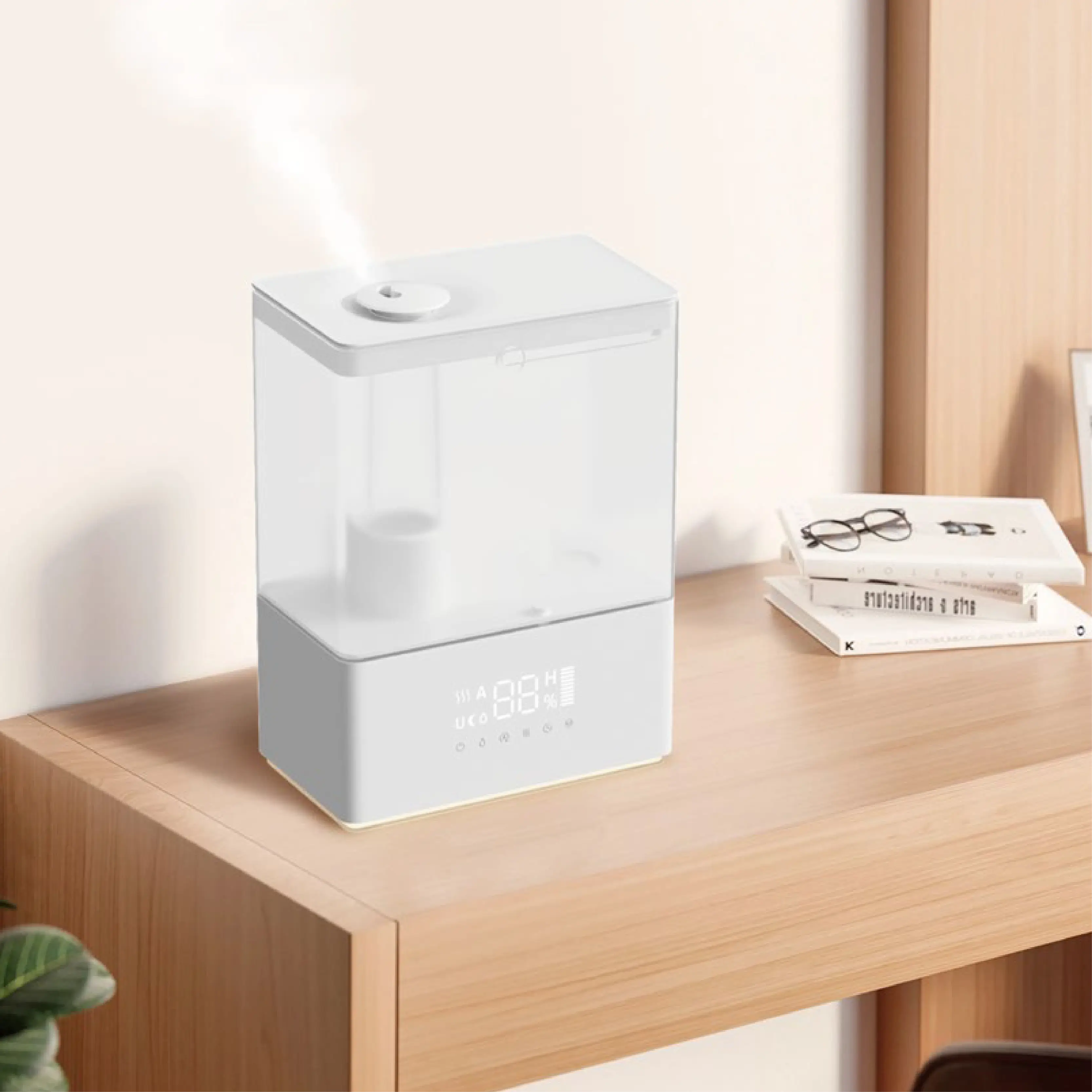 umidificatore a ultrasuoni a nebbia fredda e calda per una vita più sana hm230d