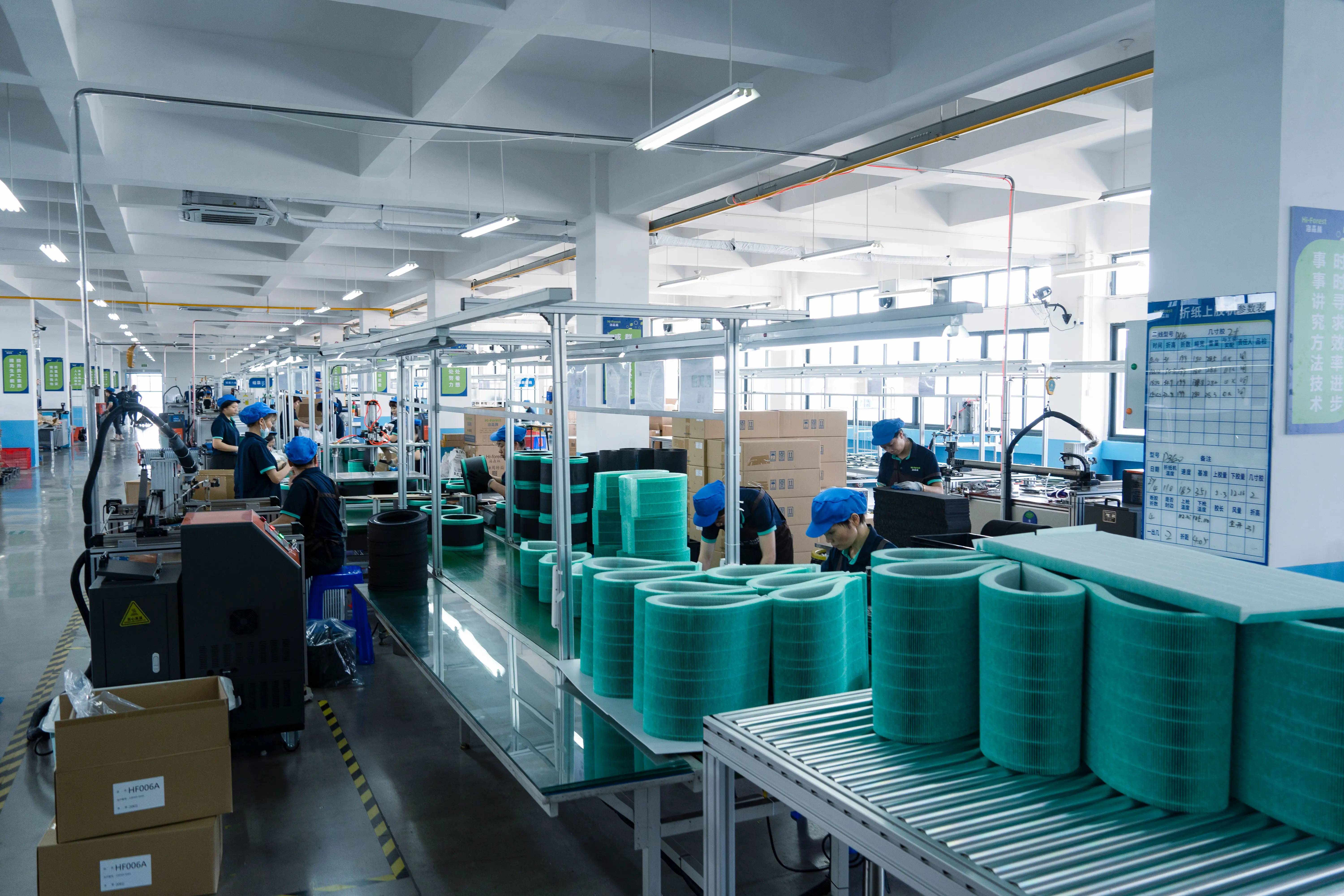 filter production line