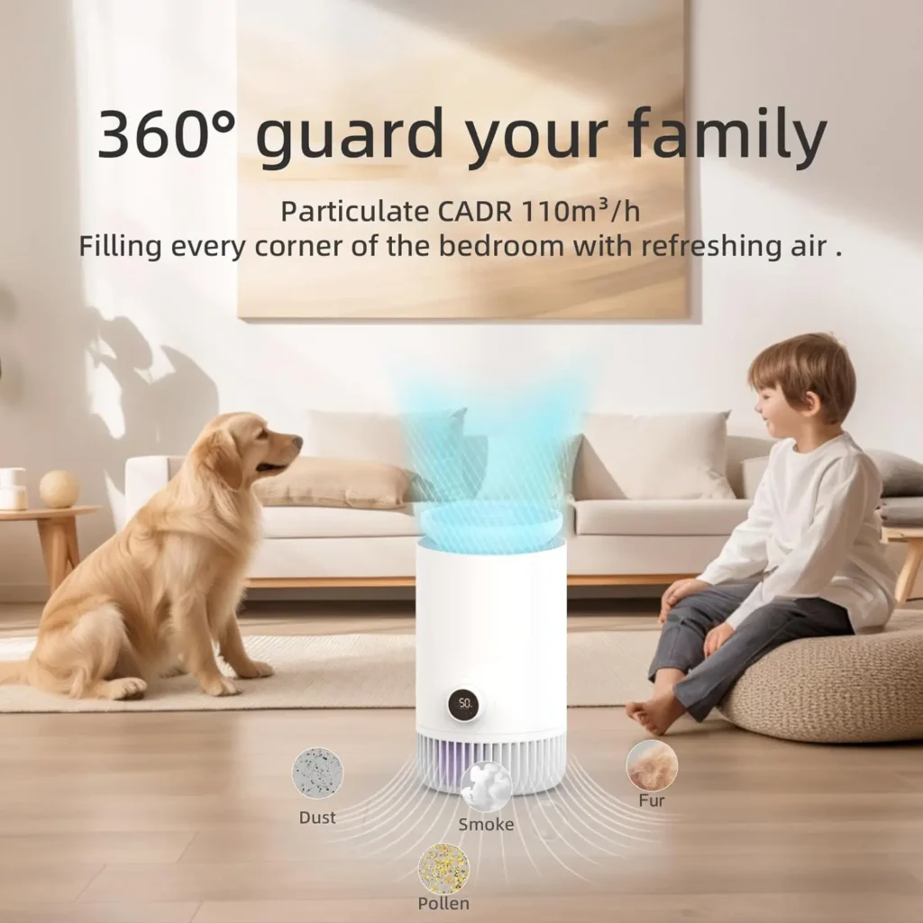 air purifier with humidifier ha m110
