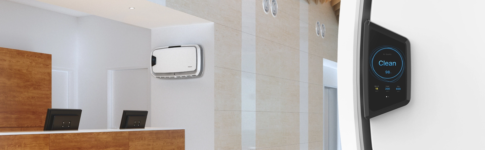 fellowes wall mounted air purifier