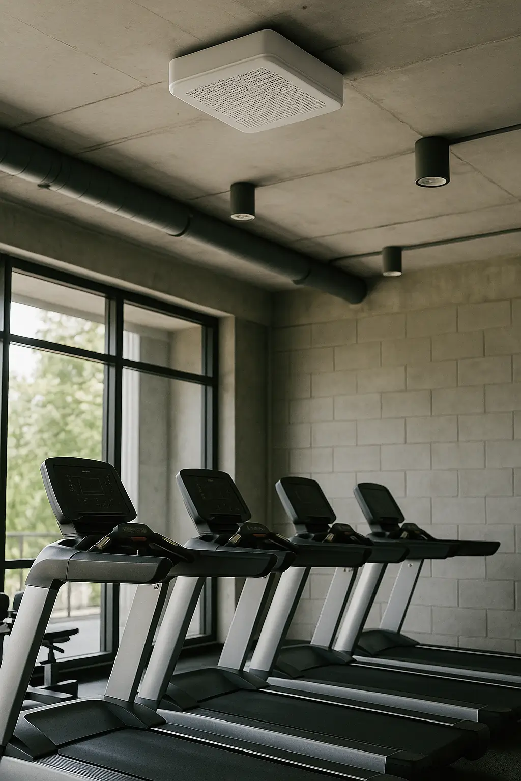 gym ceiling air purifier