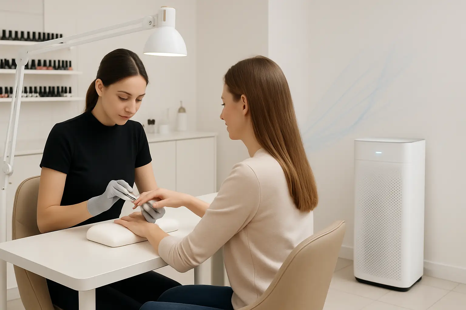 nail salon air purifier