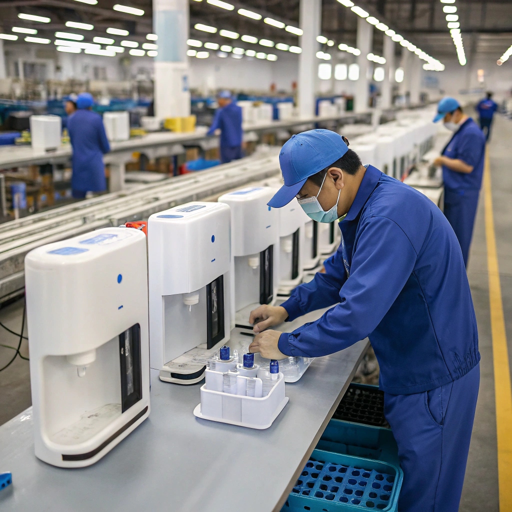 countertop water purifier assembling line