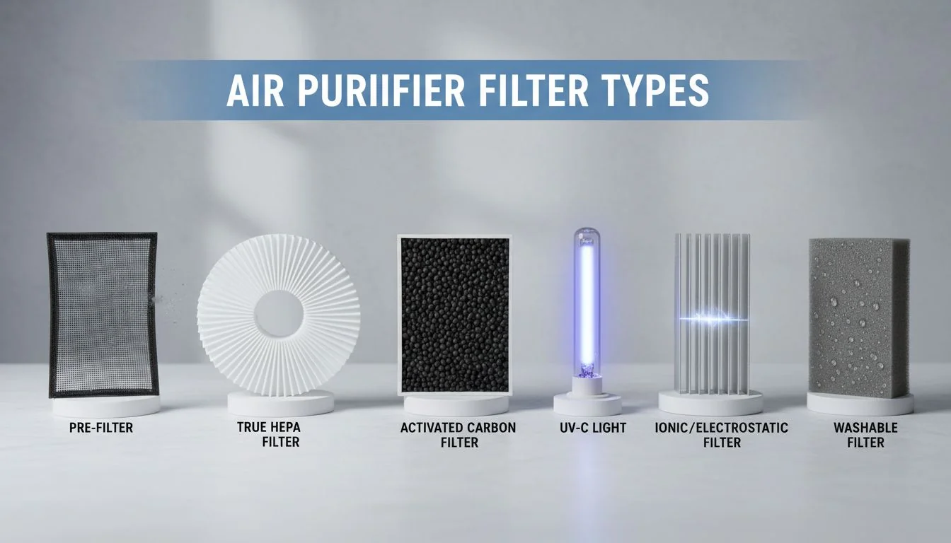 air purifier filter types