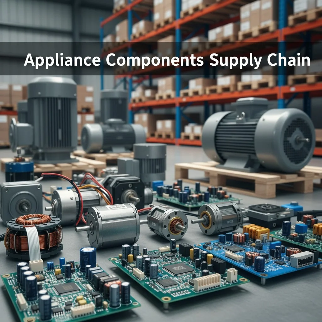 Close-up of various electronic components like PCBAs and motors
