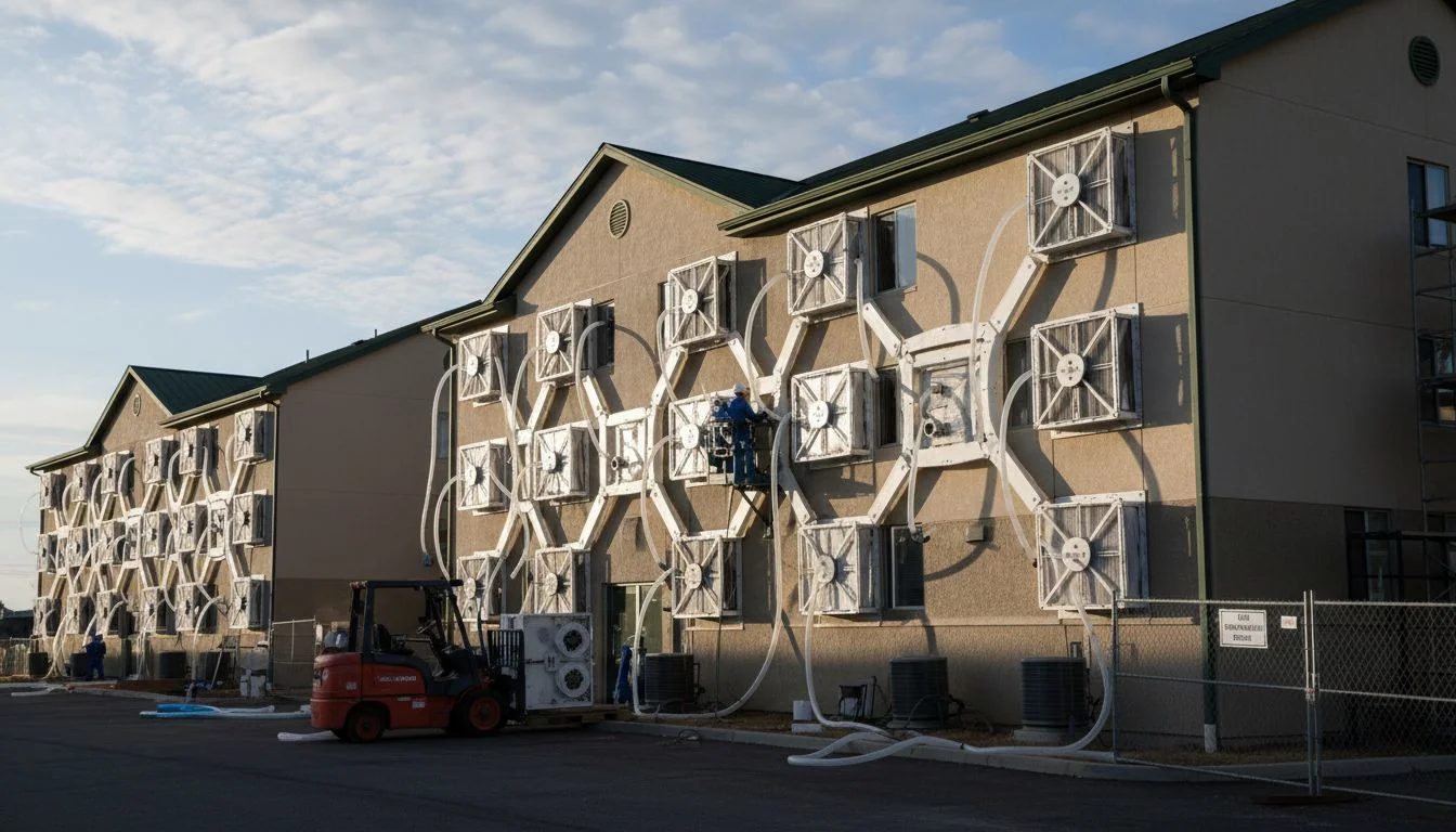 Base housing retrofit with modular filters