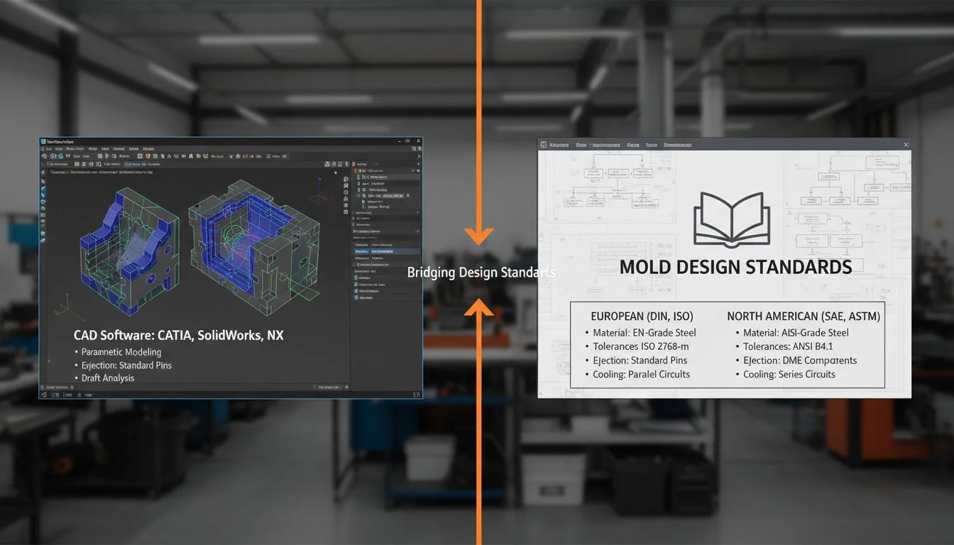 Bridging Design Standards CAD software and mold design standards comparison