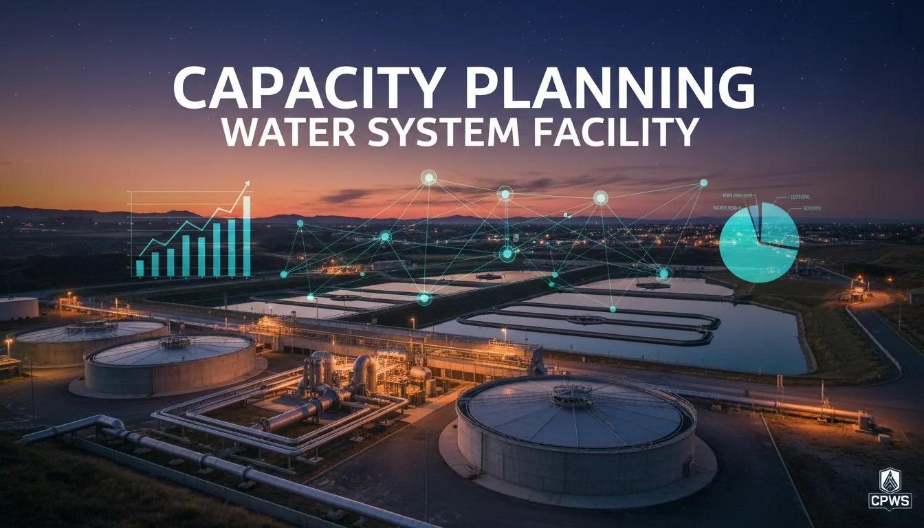 capacity planning water system facility
