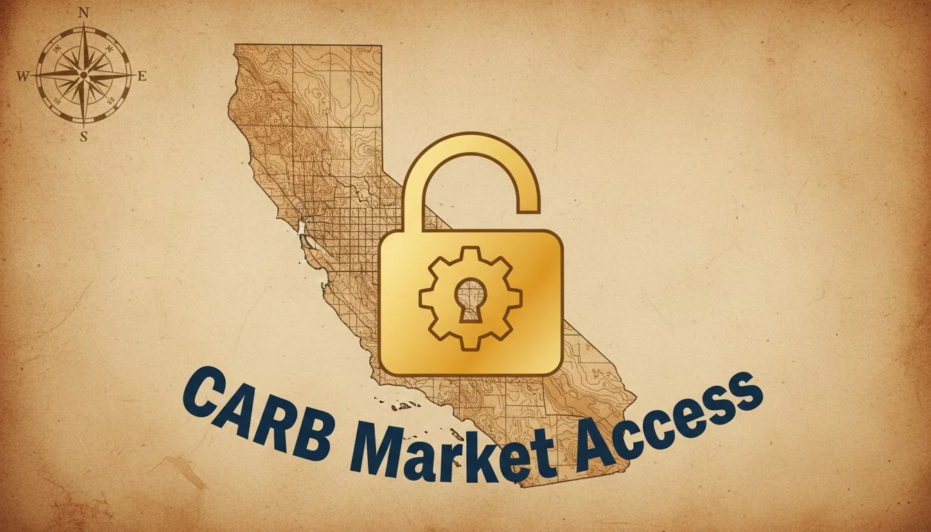 map of california with a lock icon