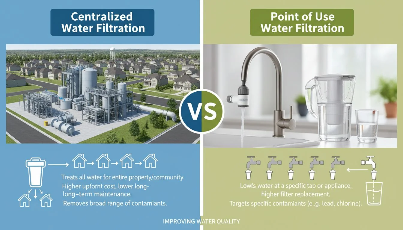 centralized vs point of use water filtration