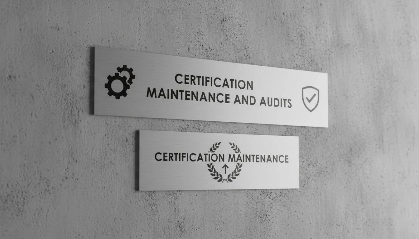 certification maintenance and audits