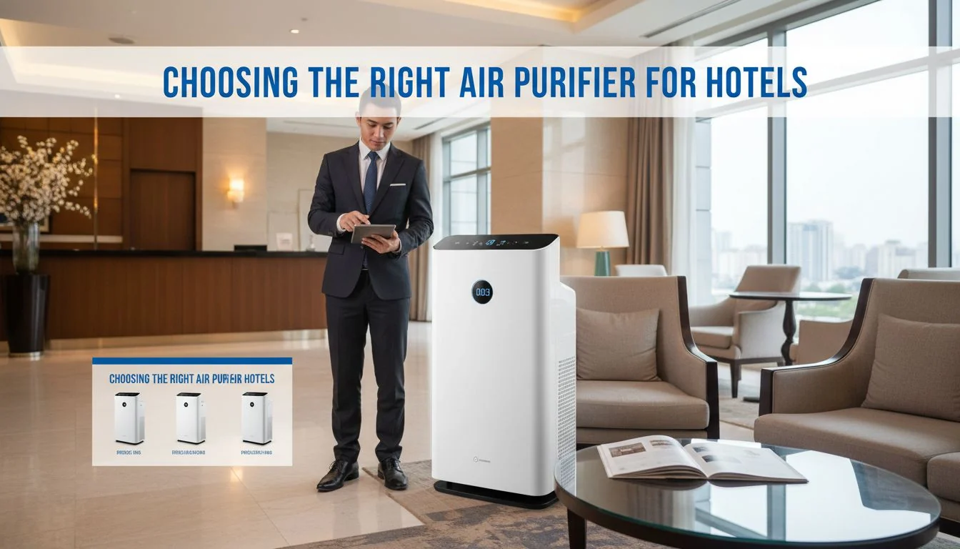 Choosing the right air purifier for hotels Choosing the right air purifier for hotels