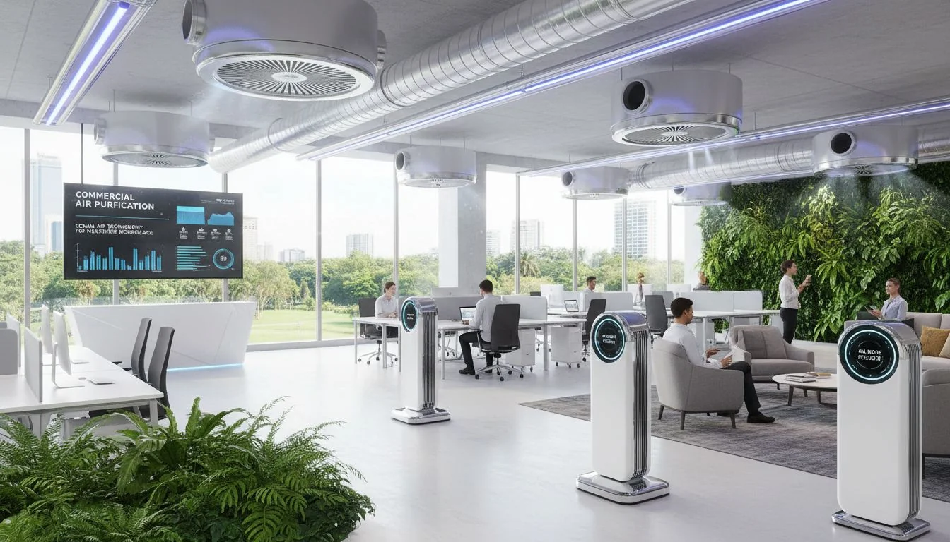 commercial space with clean air technology