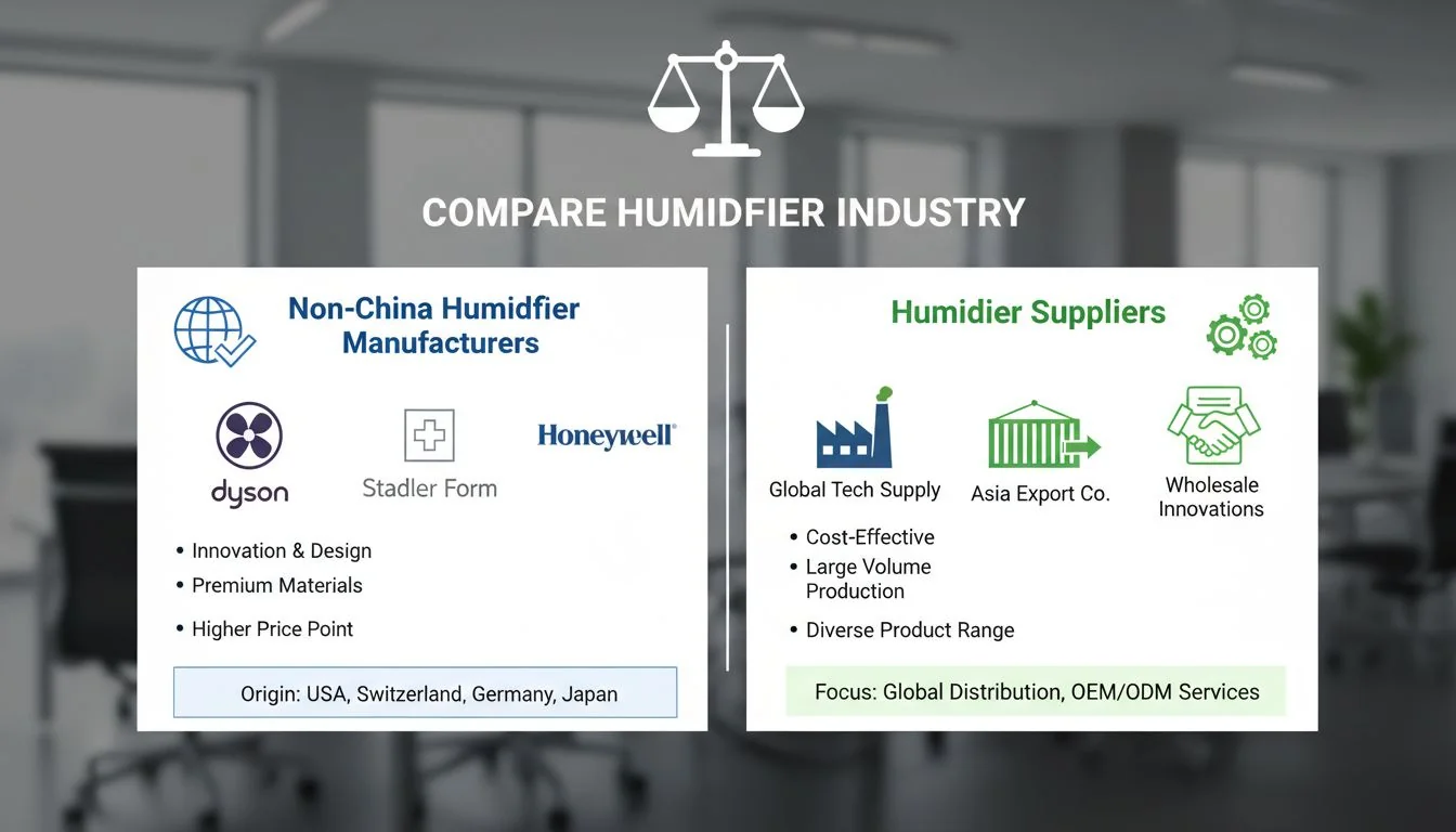 Compare Non-China Humidifier Manufacturers