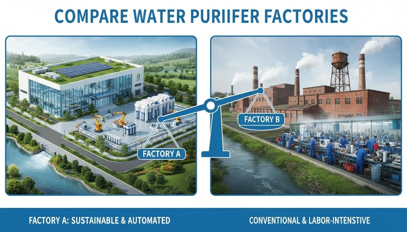 compare water purifier factories