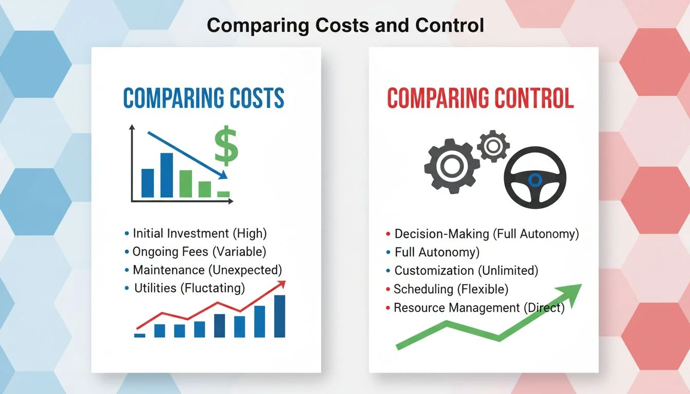 Comparing Costs and Control