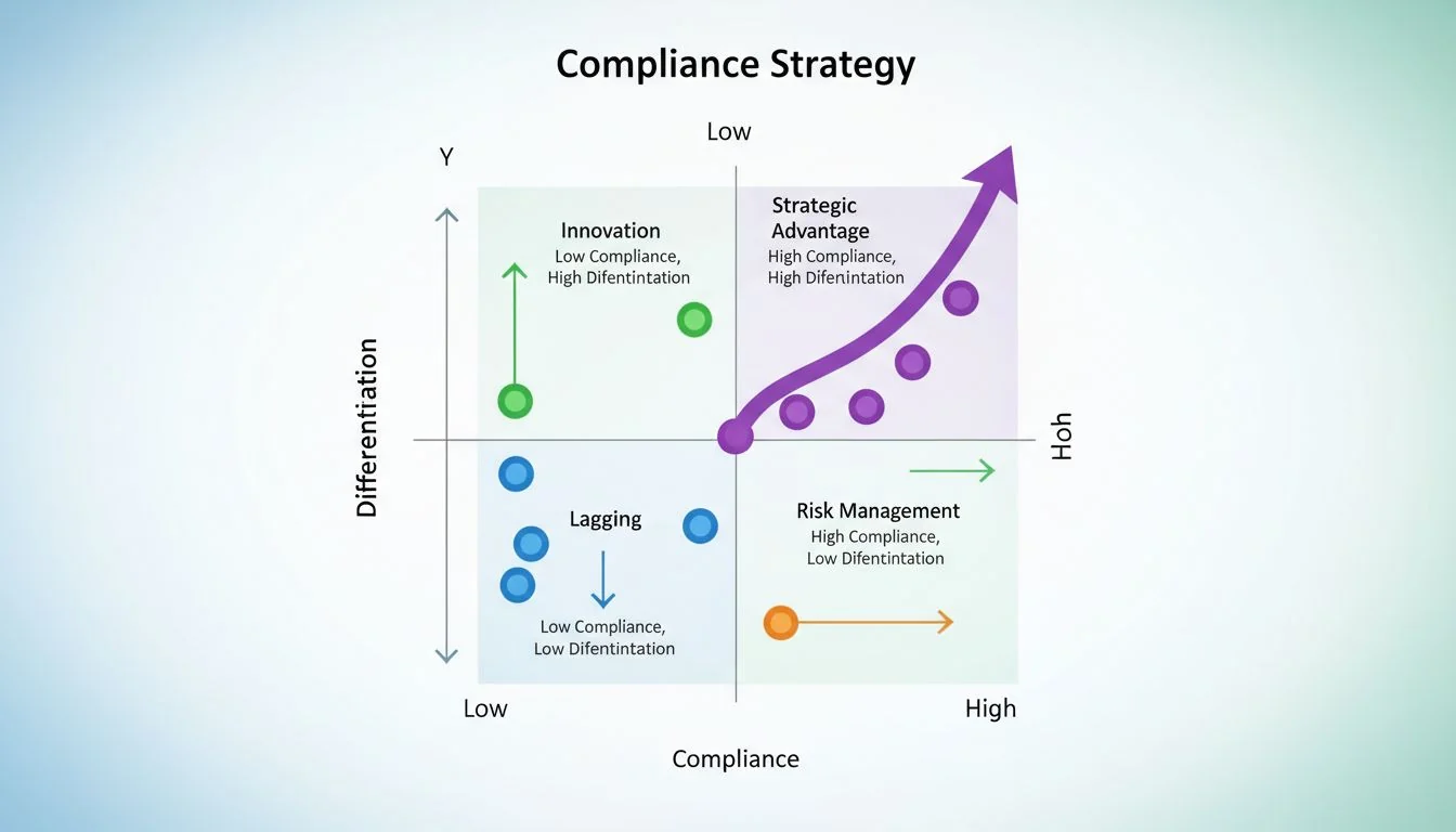 chart showing compliance vs differentiation growth
