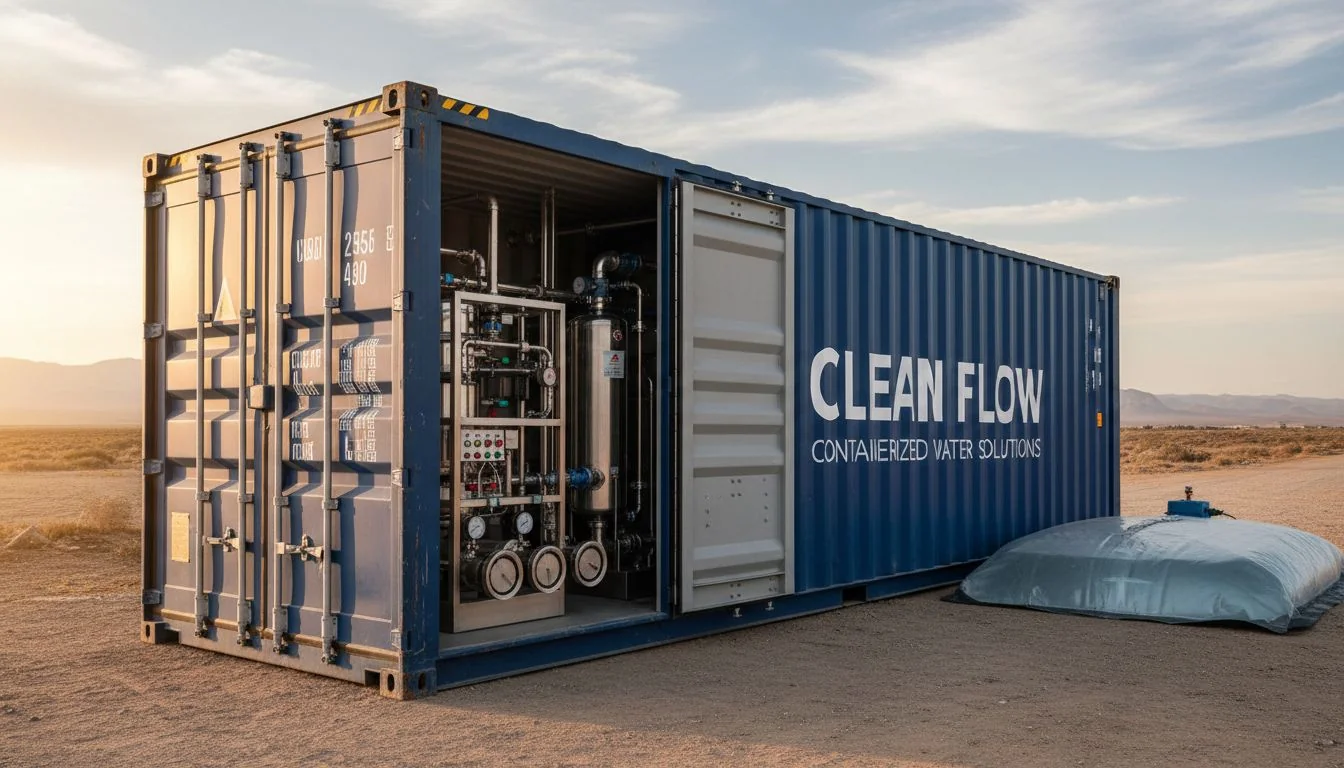 Containerized Water Unit containerized water filtration unit