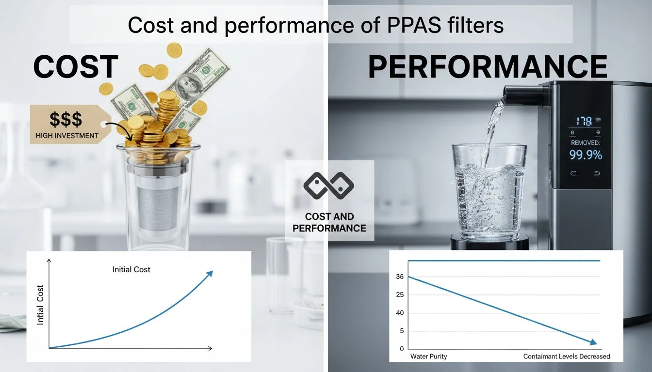 Cost and performance of PFAS filters