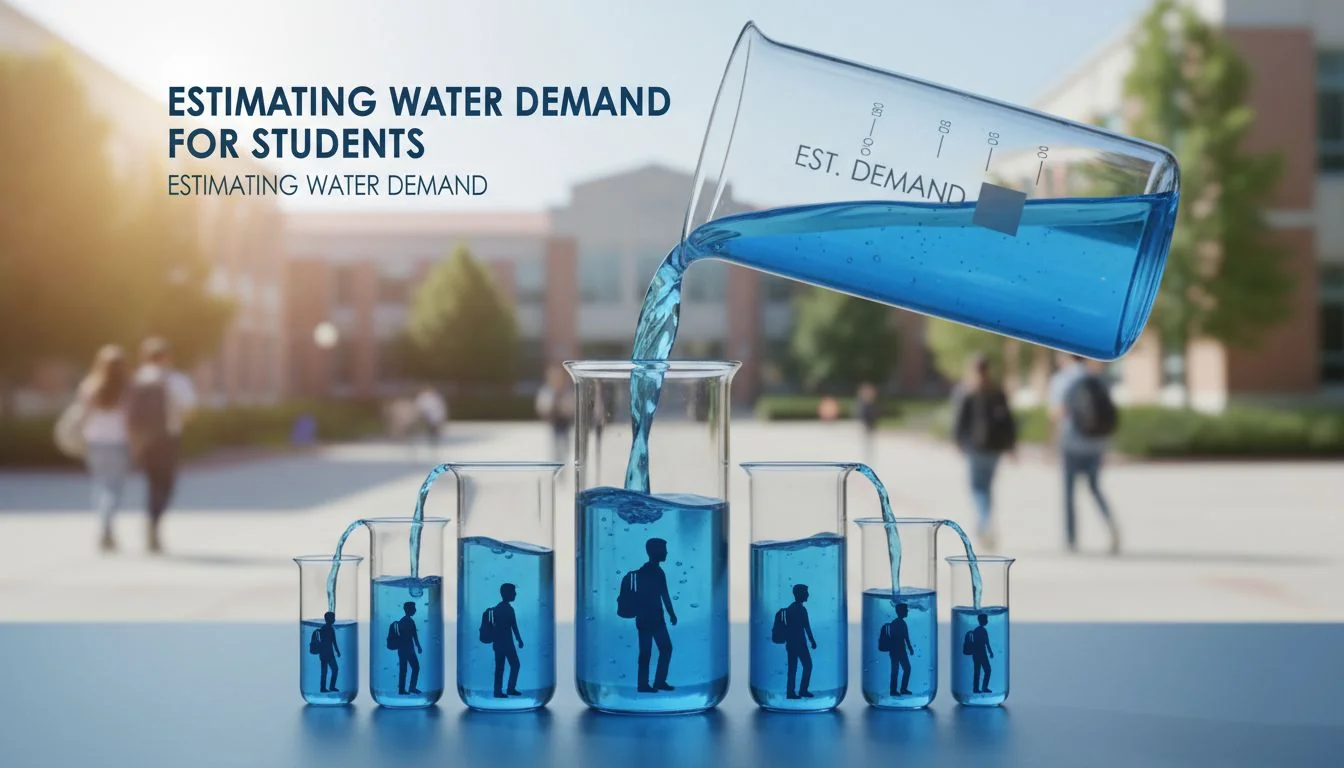 estimating water demand for students