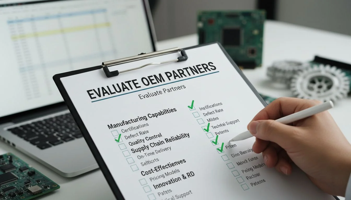 Evaluate Partners evaluate OEM partners checklist