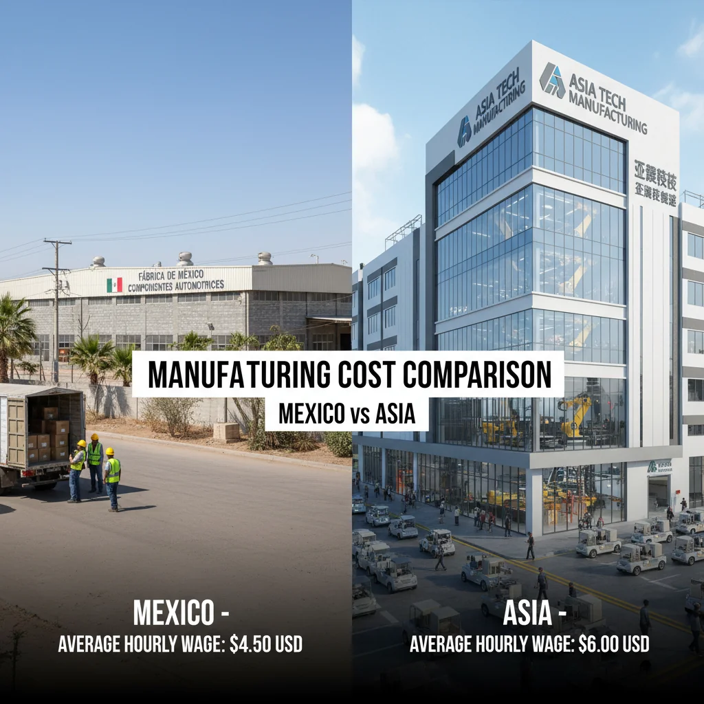 Featured image for How Does Manufacturing Cost Compare Between Mexico and Asia?