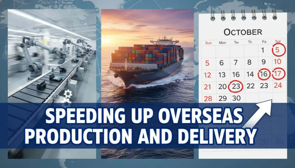 Featured image for How to speed up production and delivery from overseas suppliers?