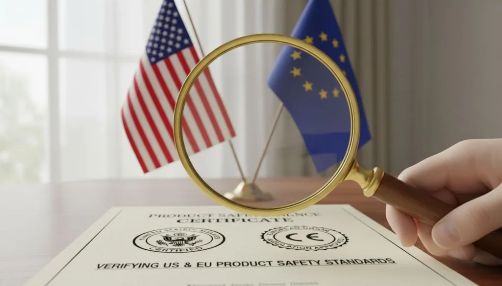 Featured image for How to ensure my supplier meets US and EU safety standards?”