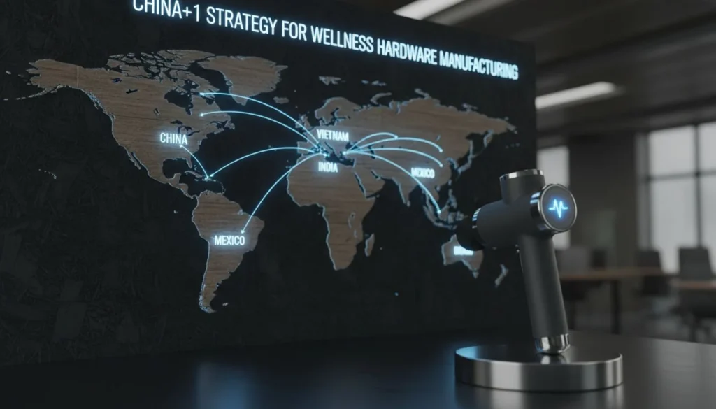 Featured image for The Future of Manufacturing: How the China+1 Strategy Reshapes Wellness Hardware