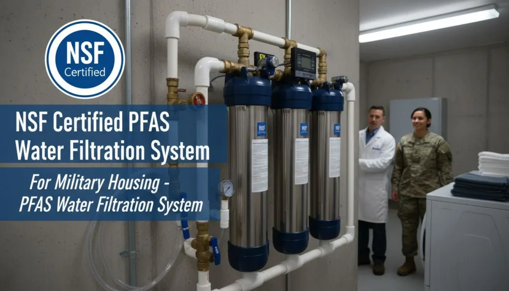 Featured image for How to Choose an NSF-Certified PFAS Water Filtration System for Military Housing