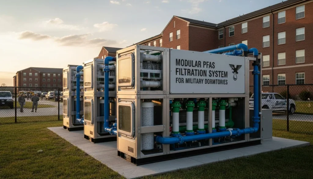 Featured image for Modular PFAS Water Filtration Systems for Military Dormitories and Base Housing