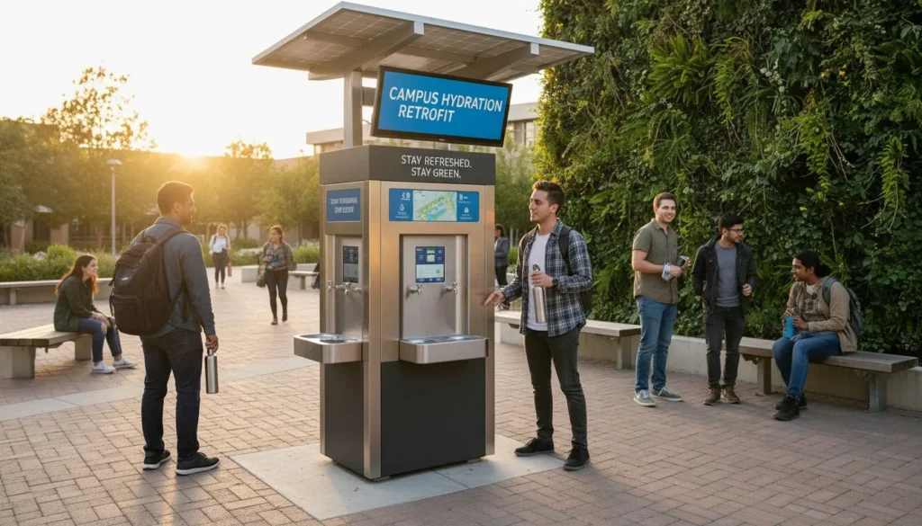 Featured image for Campus Hydration Retrofit: How Universities Can Improve Student Experience and Reduce Bottled Water