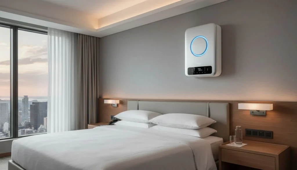 Featured image for Designing Air Purifiers into Hotel Interiors: Why Wall-Mounted
