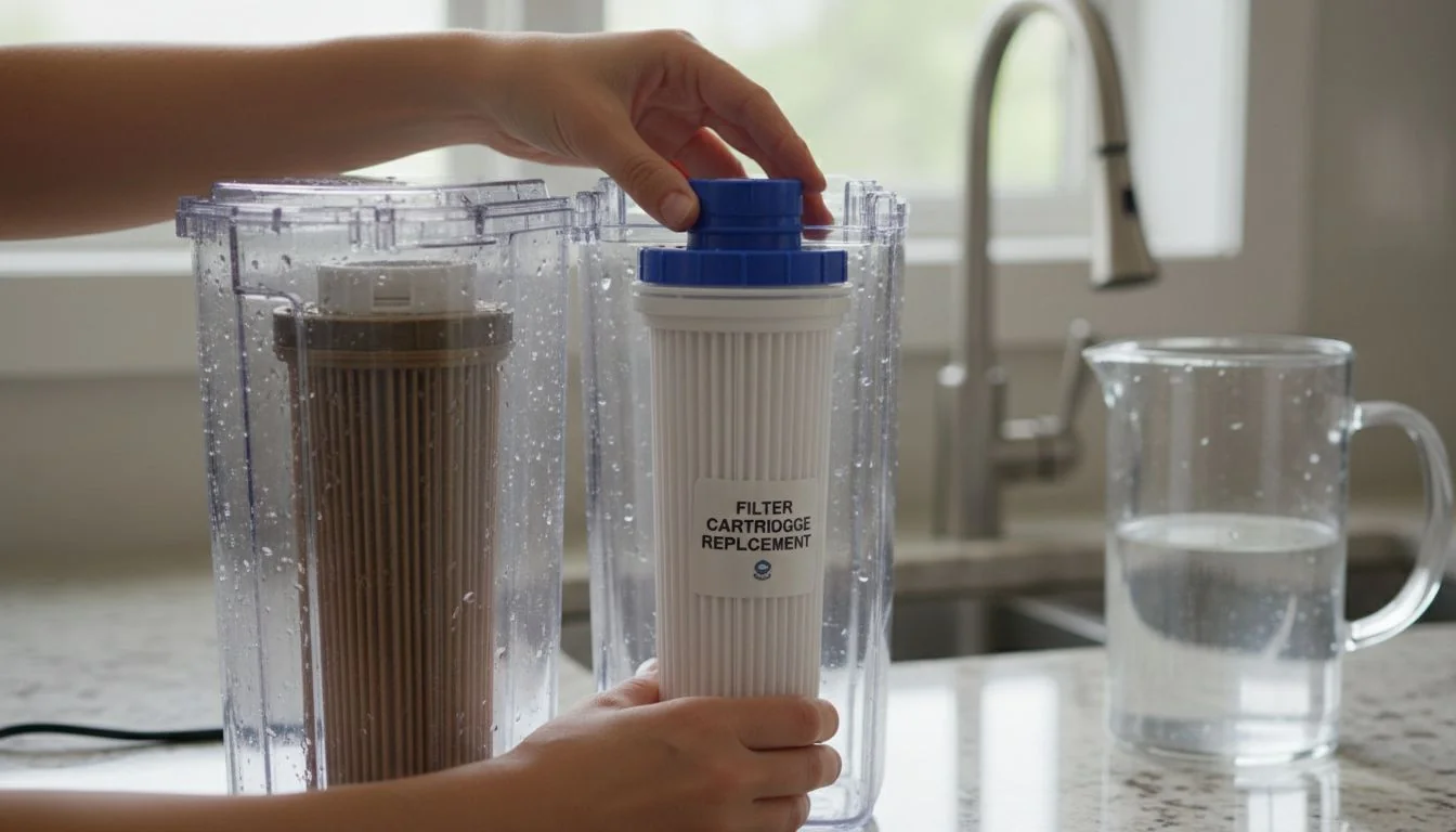 water filter cartridge replacement
