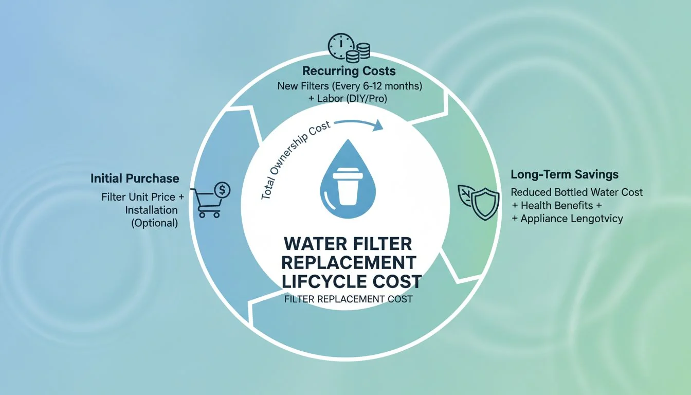water filter replacement lifecycle cost