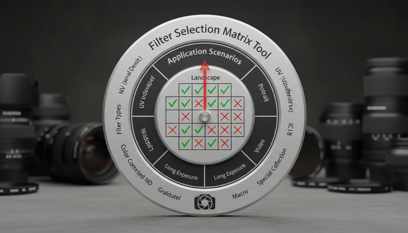 filter selection matrix tool