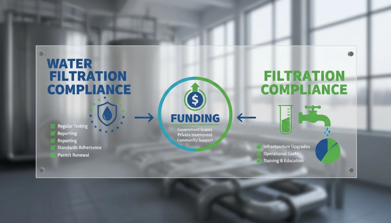 Water filtration compliance and funding