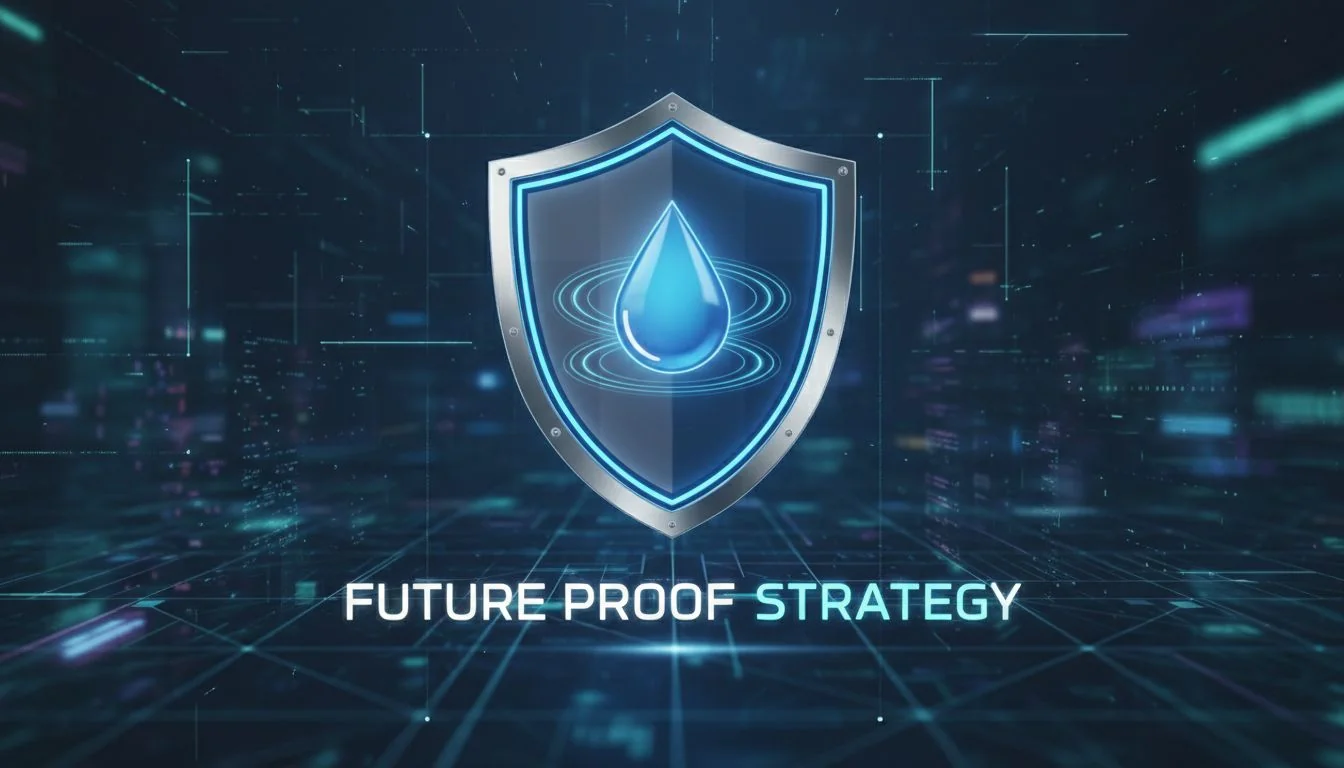 shield icon protecting water drop