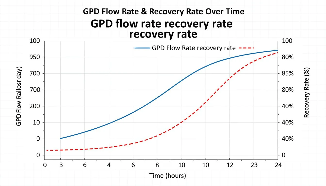 GPD flow rate recovery rate