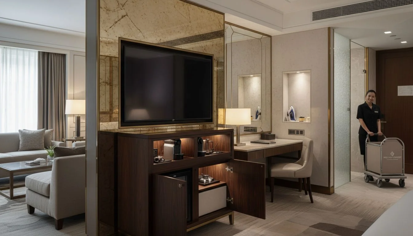 hidden hotel appliances